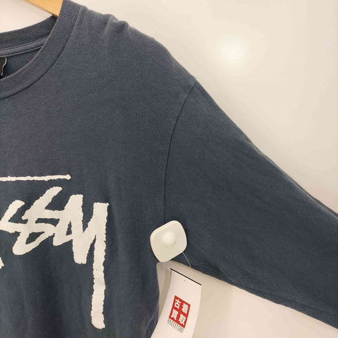 ステューシー Stussy メキシコ製 ロゴプリント 長袖クルーネックTシャツ メンズ import:S