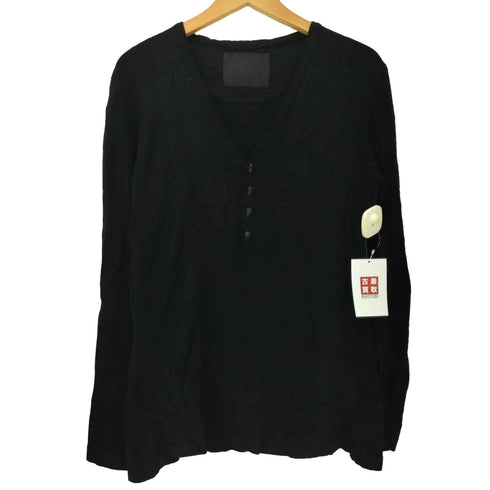 royal flash 上野商会 ドクロ ジャガード ヘンリーネック L/S メンズ JPN:M