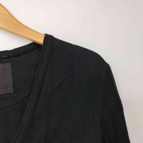 royal flash 上野商会 ドクロ ジャガード ヘンリーネック L/S メンズ JPN:M