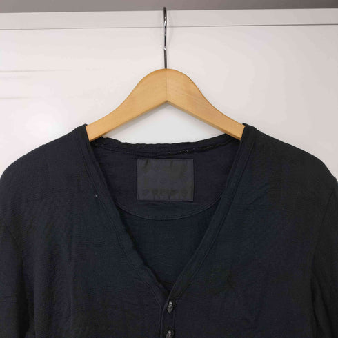royal flash 上野商会 ドクロ ジャガード ヘンリーネック L/S メンズ JPN:M