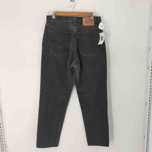 リーバイス Levis 550 RELAXD FIT TAPERED LEG ボタン裏512 テーパード ブラックデニム メンズ L