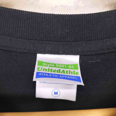 ユナイテッドアスレ UNITED ATHLE YON HALEN フロントプリントクルーネックTシャツ メンズ M