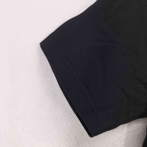 フロントプリントクルーネックバンドTシャツ メンズ M