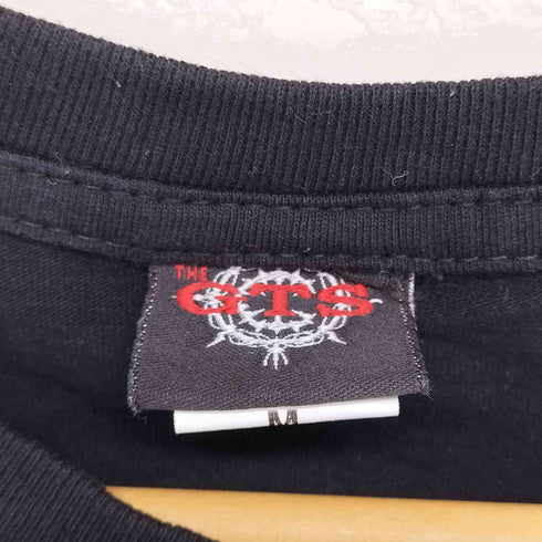 フロントプリントクルーネックバンドTシャツ メンズ M