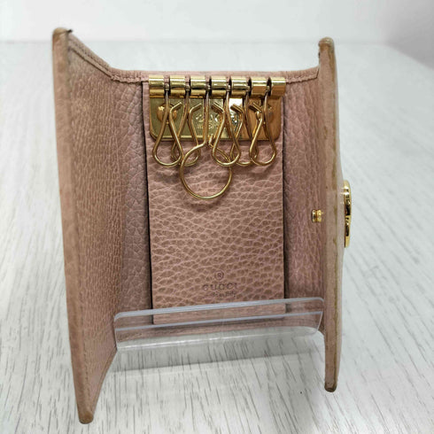 グッチ GUCCI GGロゴ 6連レザーキーケース レディース