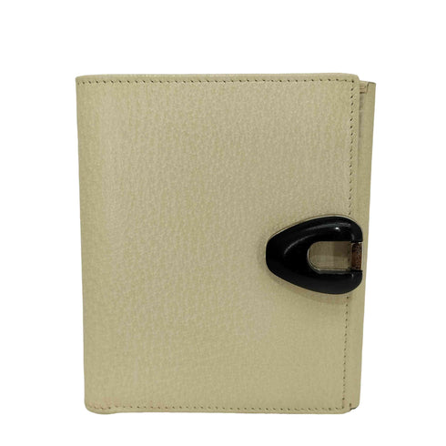 グッチ GUCCI クリップ レザー2つ折り財布 レディース