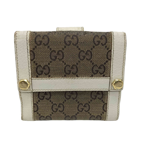 グッチ GUCCI GGキャンバス 2つ折り財布 レディース