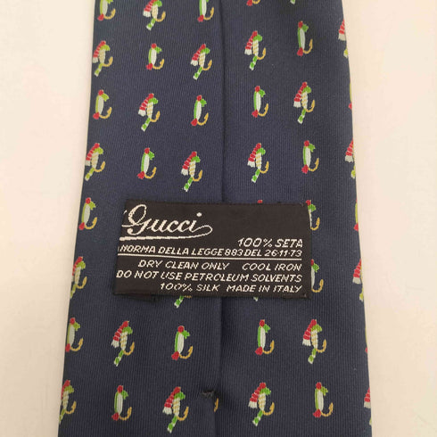 グッチ GUCCI 総柄 シルク ネクタイ メンズ