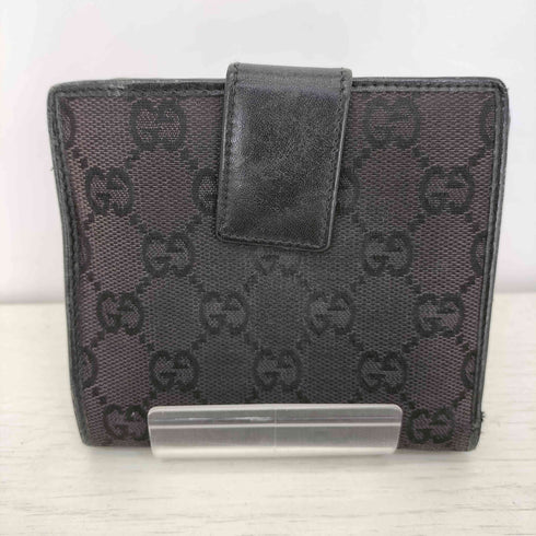 グッチ GUCCI GGキャンバス Wホック 2つ折り財布 メンズ