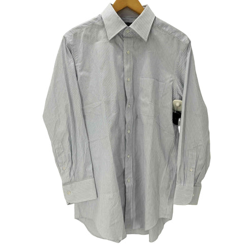 バーバリーロンドン BURBERRY LONDON Striped Dress Shirt L/S ストライプ レギュラーカラー ドレス シャツ 襟芯 メンズ 39-80
