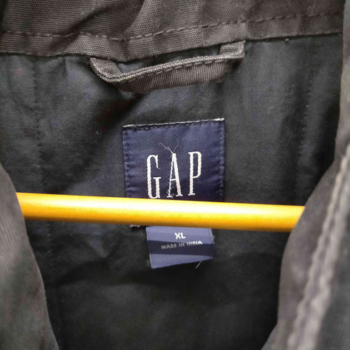 ギャップ Gap 00S 06AW デカタグ OLD M-65 型 アーミー サンプリング パラシュート ミリタリー ギミック フィールド ジャケット パッカブル フード メンズ import:XL