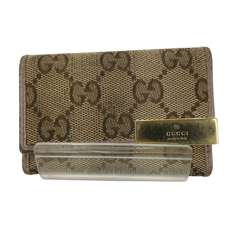 グッチ GUCCI GGキャンバス 6連キーケース レディース