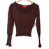 ヴィヴィアンウエストウッドレッドレーベル Vivienne Westwood RED LABEL ウール 薄手 フリルニット レディース JPN:2
