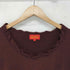ヴィヴィアンウエストウッドレッドレーベル Vivienne Westwood RED LABEL ウール 薄手 フリルニット レディース JPN:2