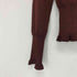 ヴィヴィアンウエストウッドレッドレーベル Vivienne Westwood RED LABEL ウール 薄手 フリルニット レディース JPN:2