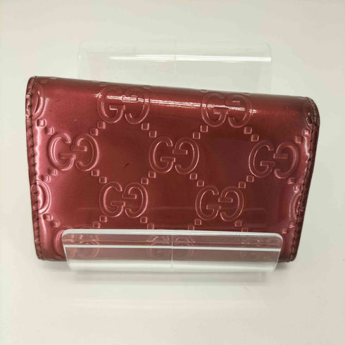 グッチ GUCCI GG柄 シマ ハートプレート 6連キーケース レディース