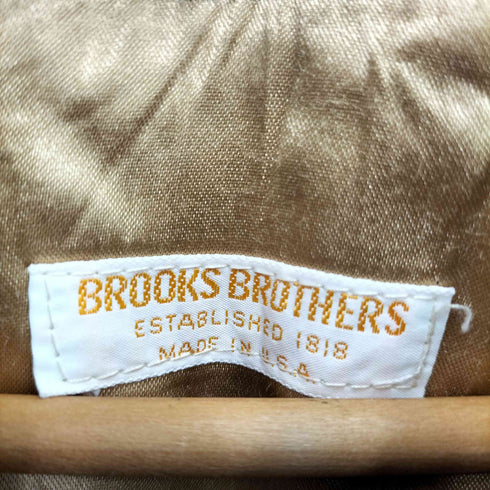 ブルックスブラザーズ BROOKS BROTHERS 70S USA製 ライナー付き フロントボタン トレンチコート メンズ