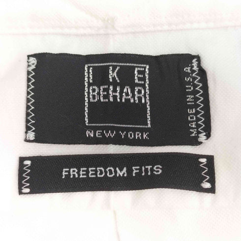アイクベーハー IKE BEHAR USA製 FREEDOM FITS オックスフォード ボタン ダウン シャツ メンズ S