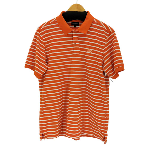 バーバリーゴルフ BURBERRY GOLF フロントロゴ ボーダーポロシャツ メンズ JPN:4