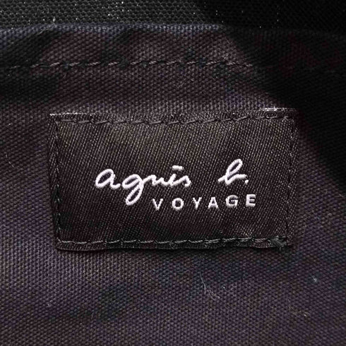 アニエスベーボヤージュ agnes b. VOYAGE コーティングキャンバス 水玉 トート バッグ レディース