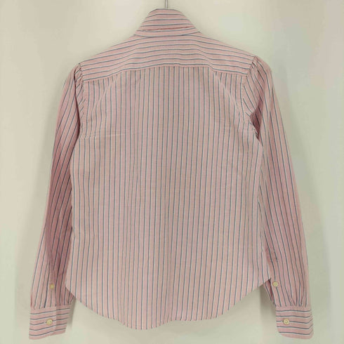 ポロラルフローレン POLO RALPH LAUREN 現行タグ LS MLA TI ST-LONG SLEEVE-SHIRT ストライプ ポニー刺繍 ボウタイ シャツ レディース JPN:2