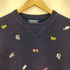 ポロラルフローレン POLO RALPH LAUREN 現行タグ ラグビー刺繍 ウールコットン ニット レディース import:L