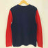 ポロラルフローレン POLO RALPH LAUREN 現行タグ ビックポニー刺繍 カラー切替 ヘンリーネック ロングスリーブTシャツ レディース import:L