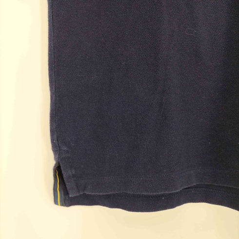 ポロラルフローレン POLO RALPH LAUREN 現行タグ ビックポニー刺繍 カラー切替 ヘンリーネック ロングスリーブTシャツ レディース import:L