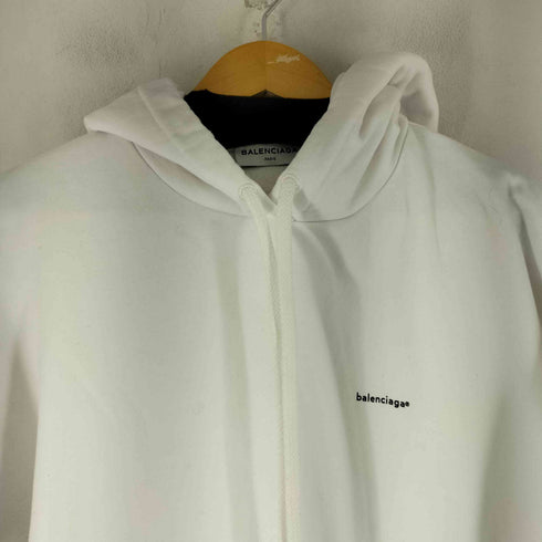 バレンシアガ BALENCIAGA 17AW Small Logo Print Pullover Hoodie メンズ import:XS