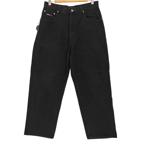 トミーヒルフィガー TOMMY HILFIGER 90-00s ブラック バギーデニム メンズ 33/30
