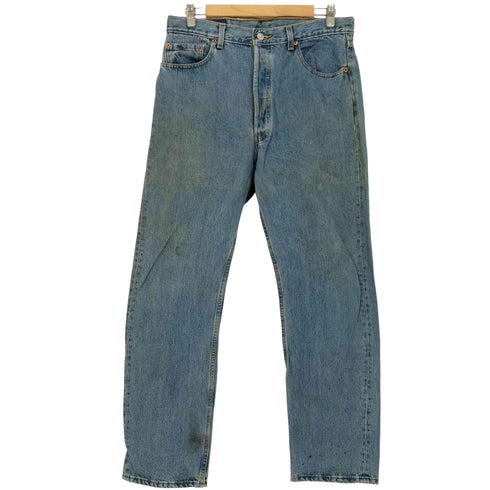 リーバイス Levis 90s 95年製 ボタン裏524刻印 501アイスブルー デニム メンズ W36 L32