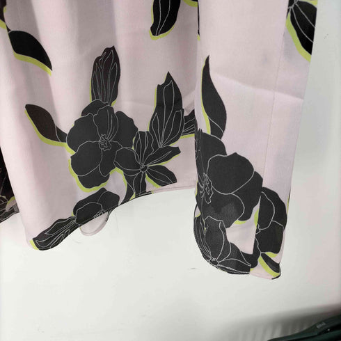 ポールスミスブラック Paul Smith BLACK 花柄 総柄 タック フレア ノースリーブ ワンピース レディース 46L