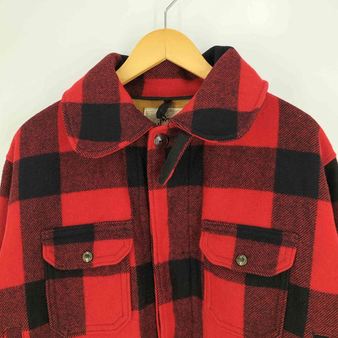 ウールリッチ WOOLRICH 70S 白タグ バッファローチェック マッキーノジャケット ビッグサイズ メンズ US:44