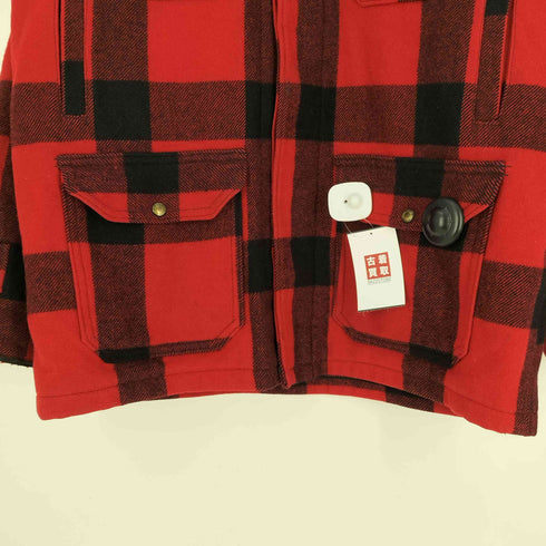 ウールリッチ WOOLRICH 70S 白タグ バッファローチェック マッキーノジャケット ビッグサイズ メンズ US:44