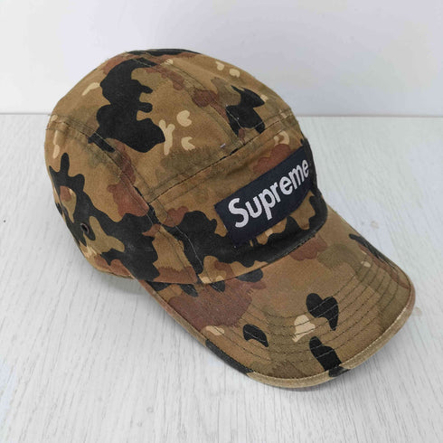 シュプリーム Supreme OLD BOX LOGO ボックスロゴ 迷彩 ミリタリー キャンプ キャップ メンズ