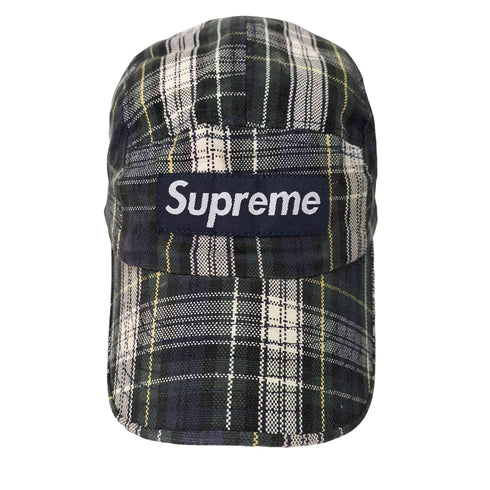 シュプリーム Supreme OLD BOX LOGO ボックスロゴ チェック柄 キャンプ キャップ メンズ