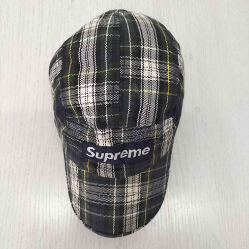 シュプリーム Supreme OLD BOX LOGO ボックスロゴ チェック柄 キャンプ キャップ メンズ