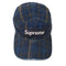 シュプリーム Supreme OLD BOX LOGO ボックスロゴ チェック柄 キャンプ キャップ メンズ