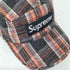 シュプリーム Supreme OLD BOX LOGO ボックスロゴ チェック柄 キャンプ キャップ メンズ