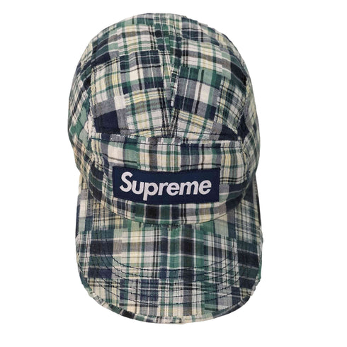 シュプリーム Supreme OLD BOX LOGO ボックスロゴ チェック柄 キャンプ キャップ メンズ