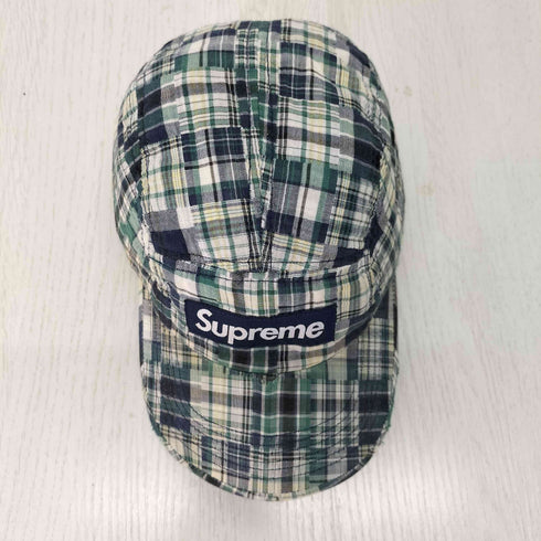 シュプリーム Supreme OLD BOX LOGO ボックスロゴ チェック柄 キャンプ キャップ メンズ