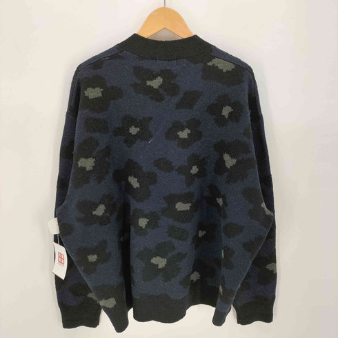 OPULENCE フラワー レオパードカーディガン メンズ FREE