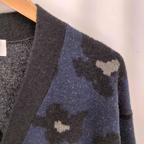 OPULENCE フラワー レオパードカーディガン メンズ FREE