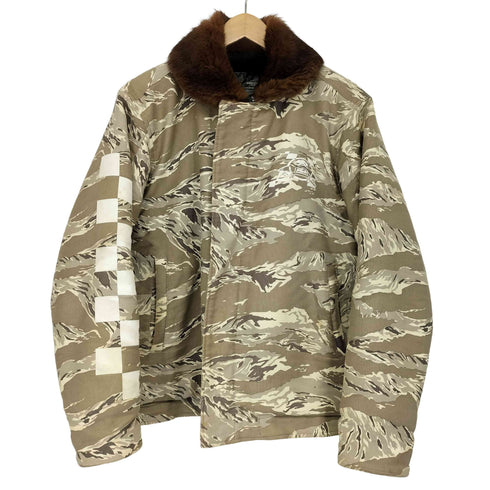 アンダーカバー UNDERCOVER 2001-2002AW D.A.V.F期 ラビットファー カモフラ ブルゾン メンズ JPN:M