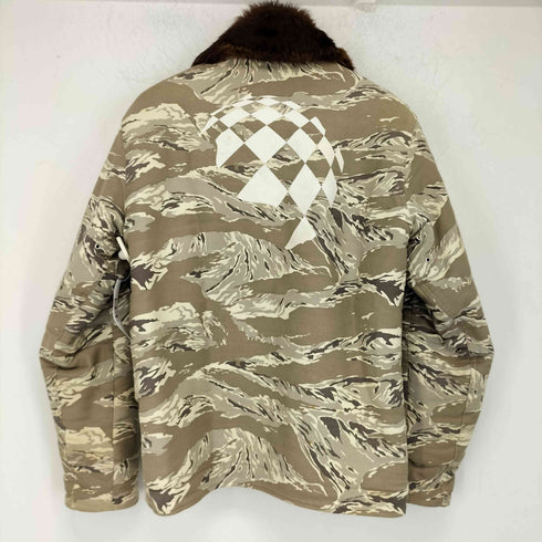 アンダーカバー UNDERCOVER 2001-2002AW D.A.V.F期 ラビットファー カモフラ ブルゾン メンズ JPN:M