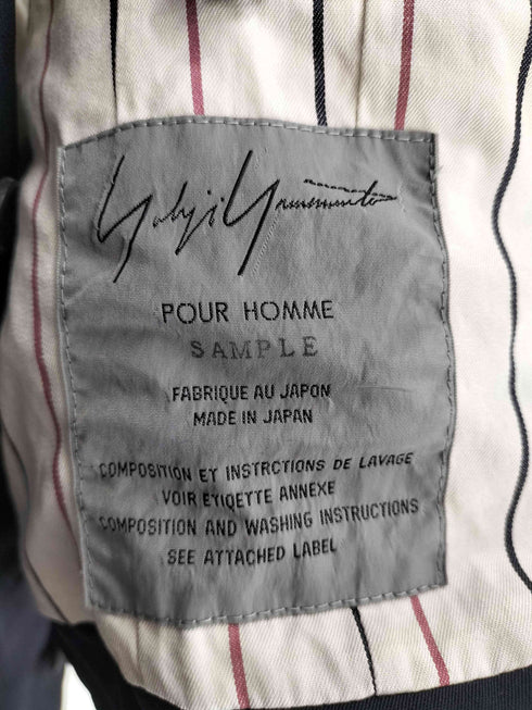 ヨウジヤマモトプールオム Yohji Yamamoto POUR HOMME デザインポケットベスト メンズ