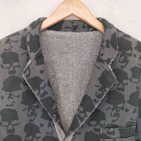 アンダーカバー UNDERCOVER 2001-2002AW D.A.V.F期 スカル柄リバーシブルジャケット メンズ