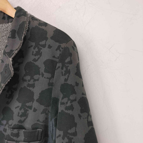 アンダーカバー UNDERCOVER 2001-2002AW D.A.V.F期 スカル柄リバーシブルジャケット メンズ