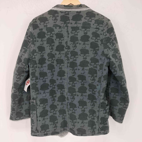 アンダーカバー UNDERCOVER 2001-2002AW D.A.V.F期 スカル柄リバーシブルジャケット メンズ
