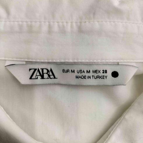 ザラ ZARA 比翼ボタン L/S シャツ レディース import:M